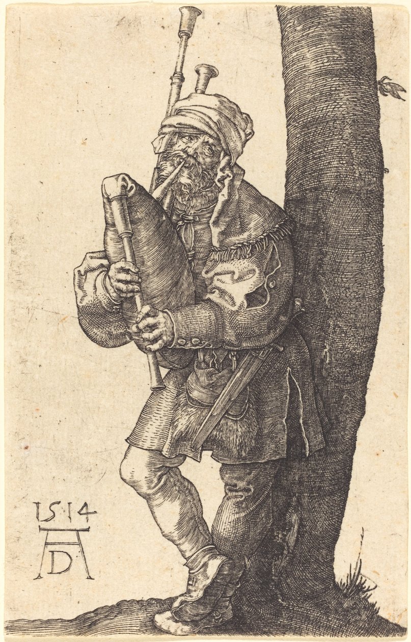 Dudelsackspieler von Albrecht Dürer