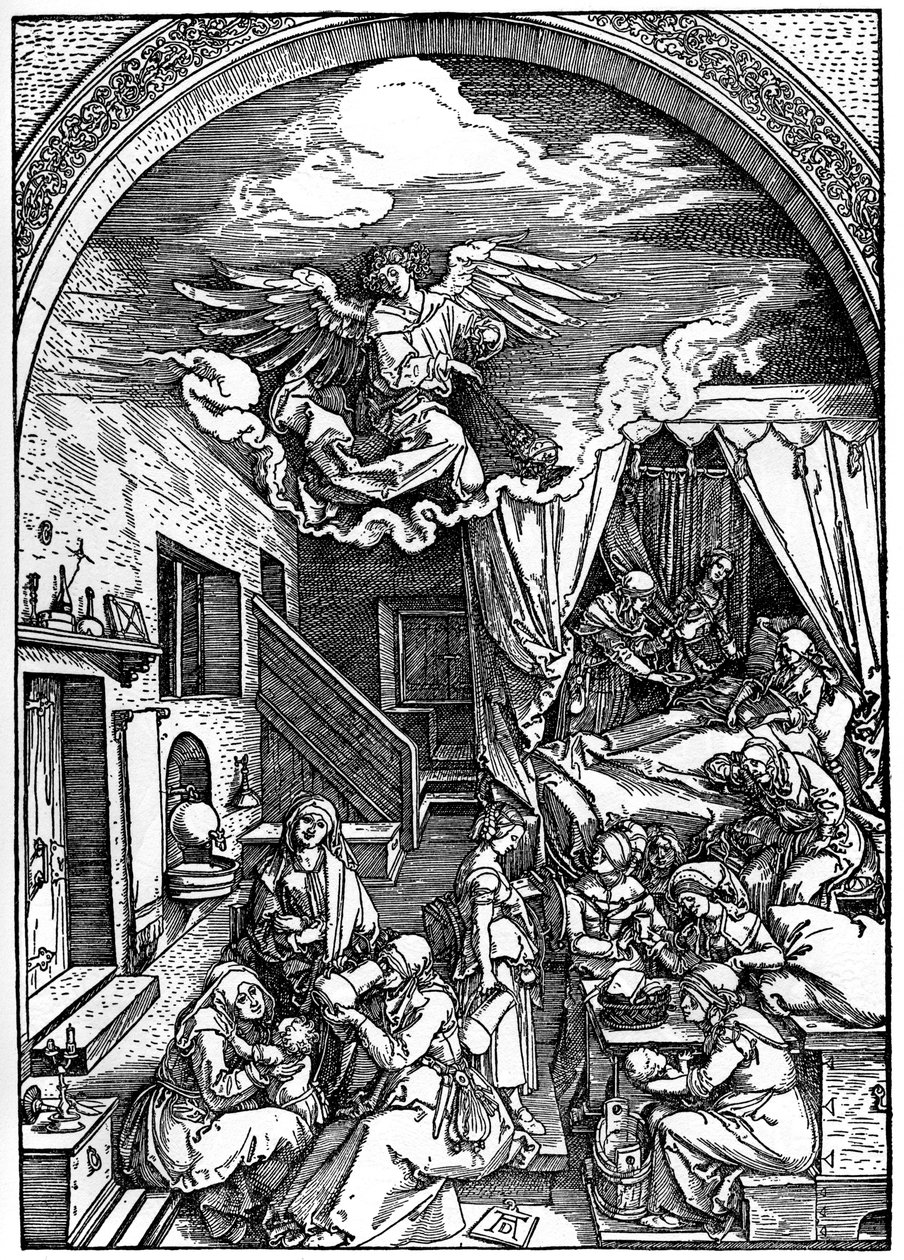 Geburt der Jungfrau, 1502-1505, 1936 von Albrecht Dürer