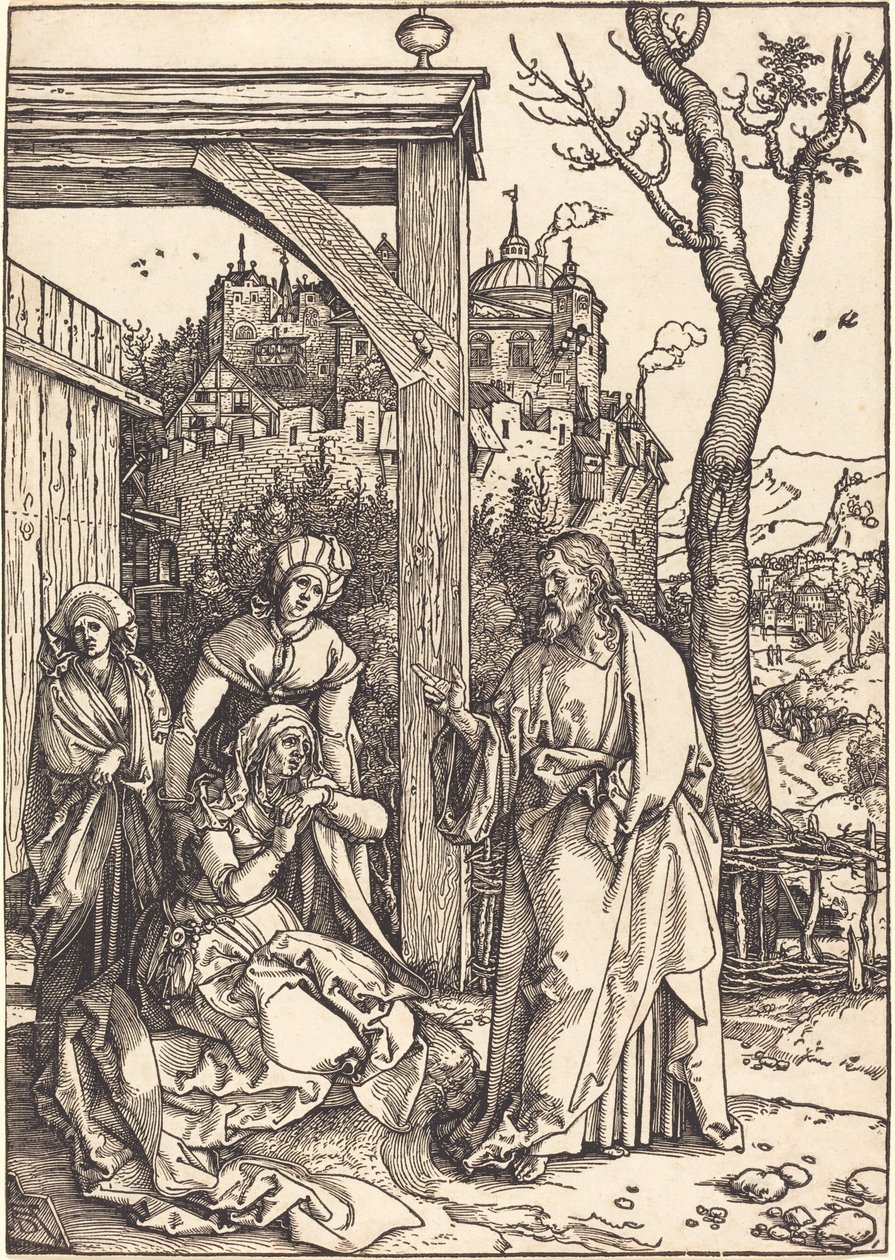 Christus nimmt Abschied von seiner Mutter von Albrecht Dürer