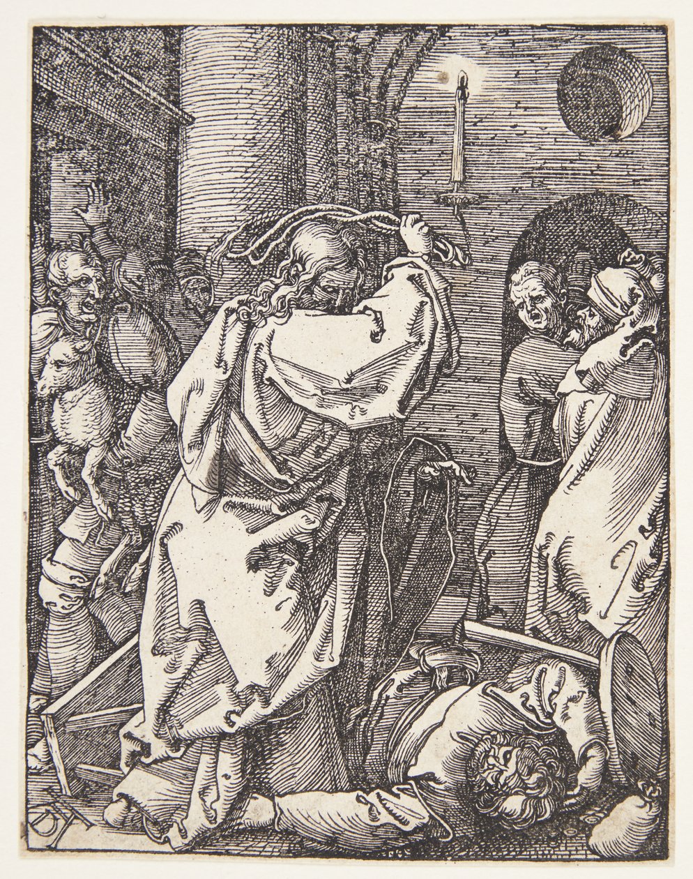 Christus vertreibt die Geldwechsler aus dem Tempel von Albrecht Dürer