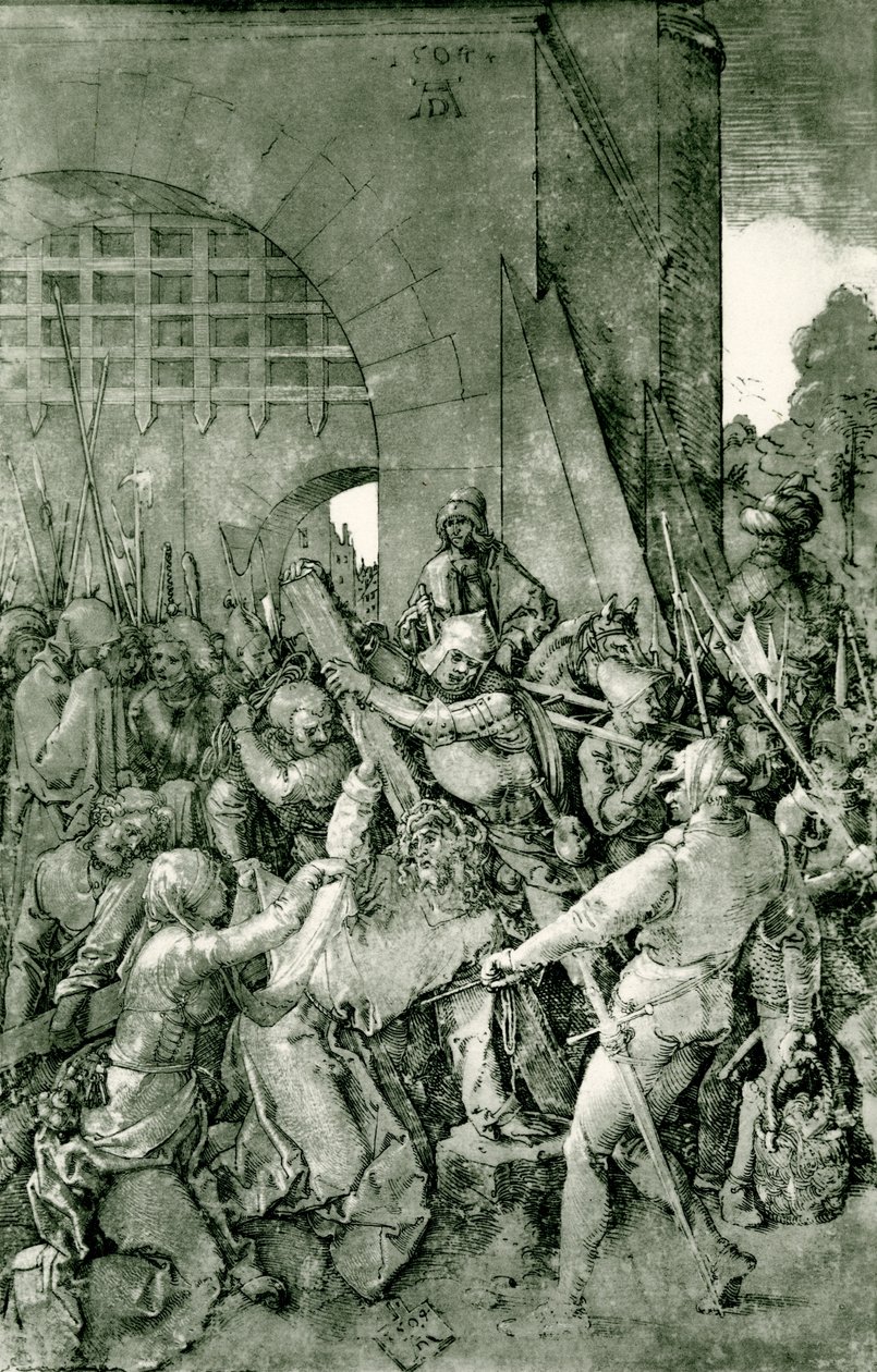 Christus fällt unter dem Kreuz von Albrecht Dürer
