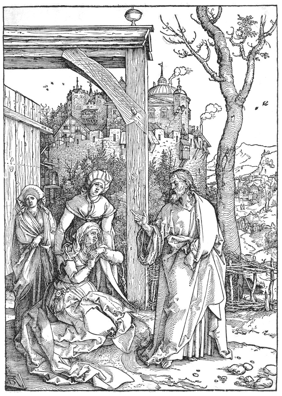 Christus nimmt Abschied von seiner Mutter von Albrecht Dürer