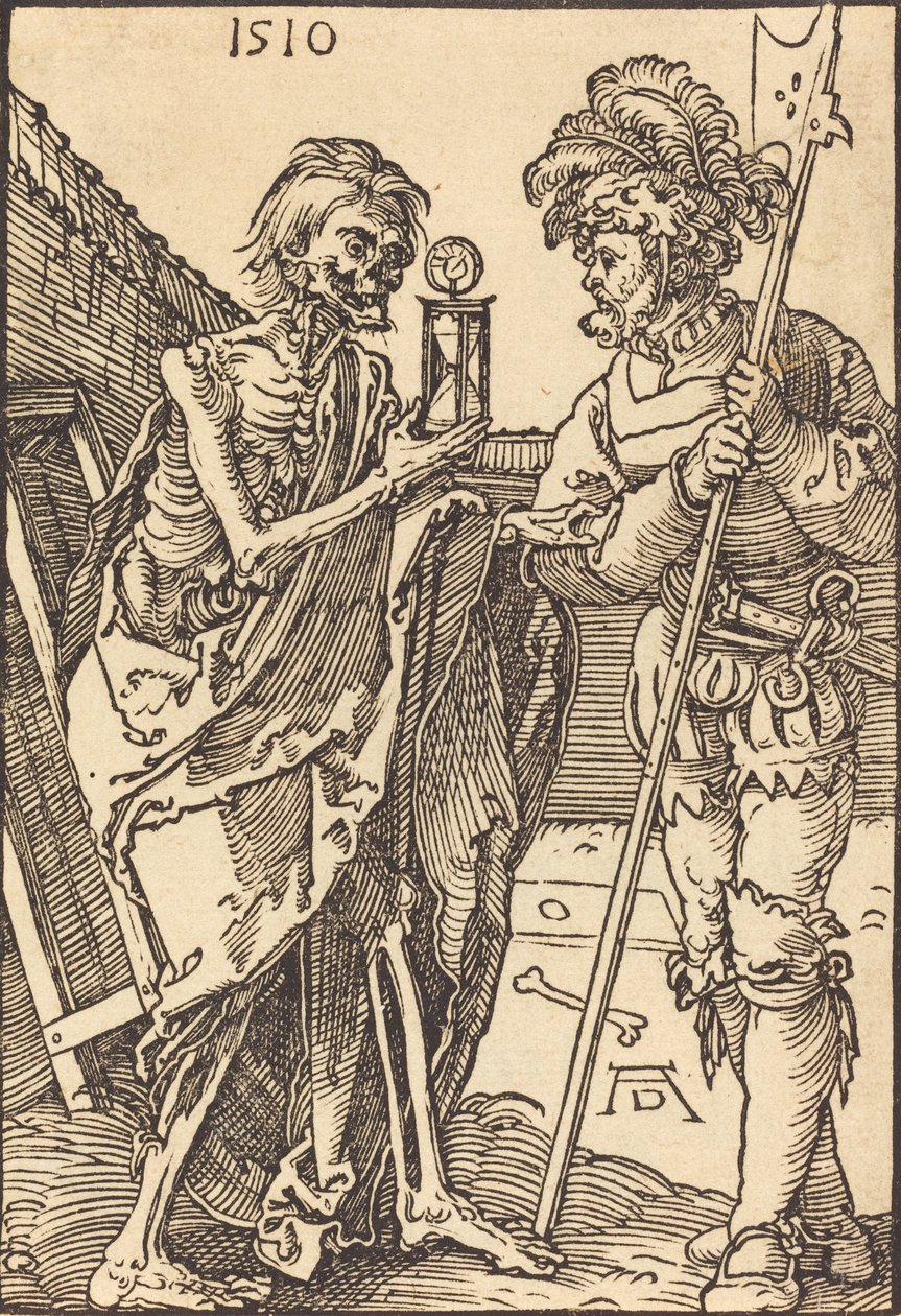 Der Tod und der Landsknecht, 1510 von Albrecht Dürer