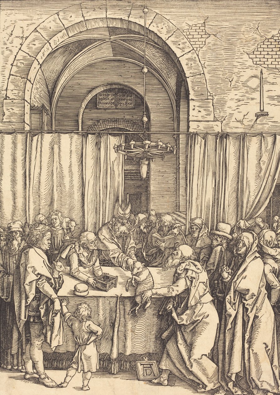 Joachims Opfer wird abgelehnt von Albrecht Dürer
