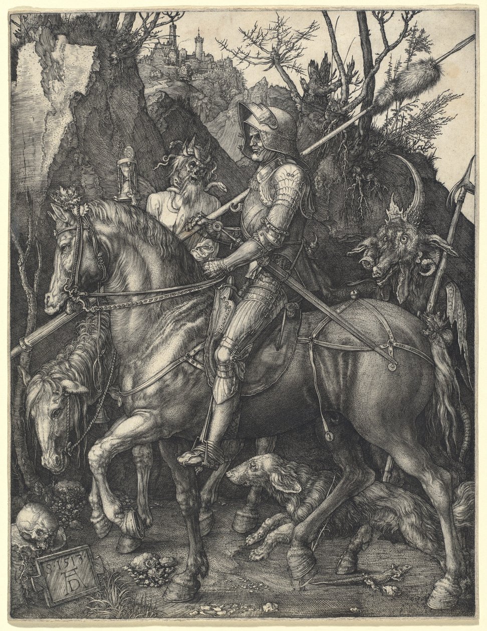 Ritter, Tod und Teufel von Albrecht Dürer