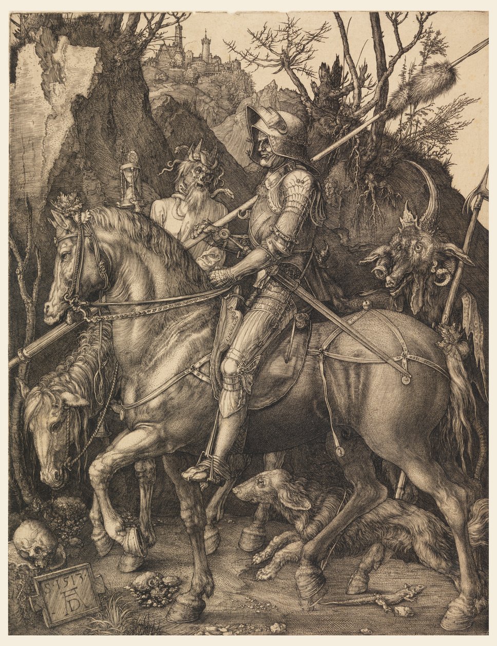 Ritter, Tod und Teufel von Albrecht Dürer