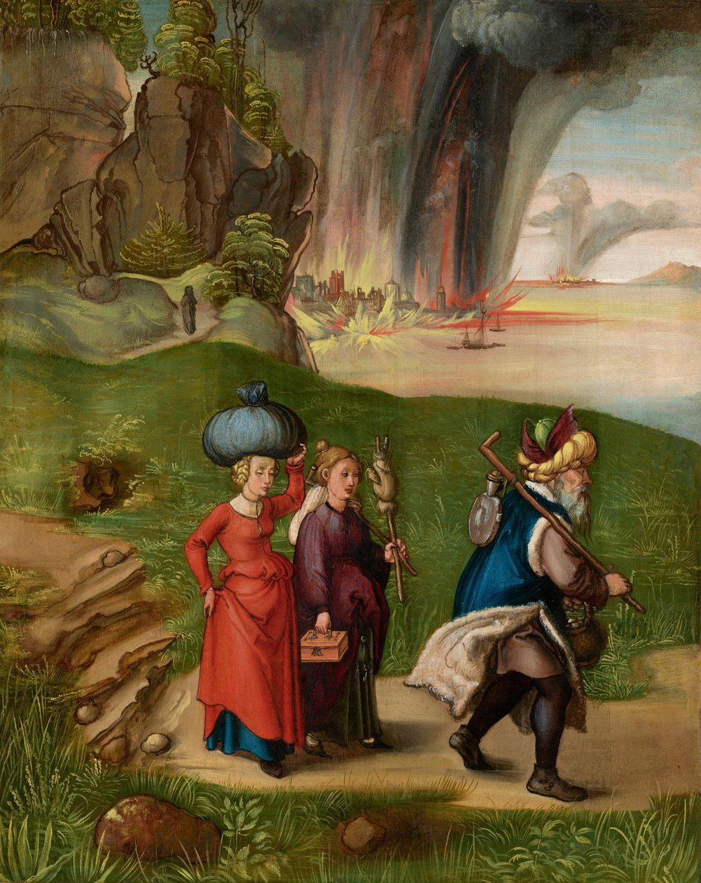 Lot und seine Töchter von Albrecht Dürer
