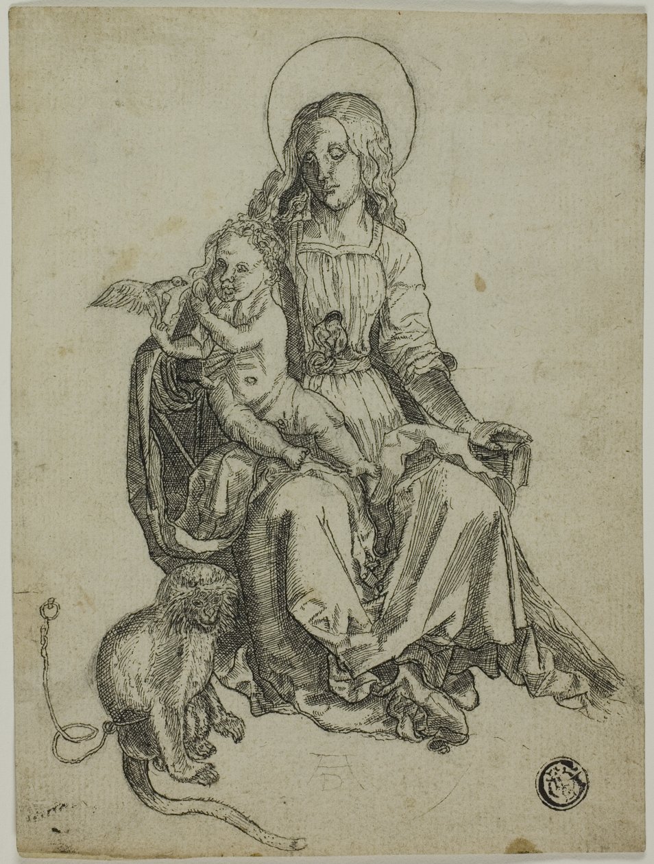 Madonna mit dem Affen von Albrecht Dürer