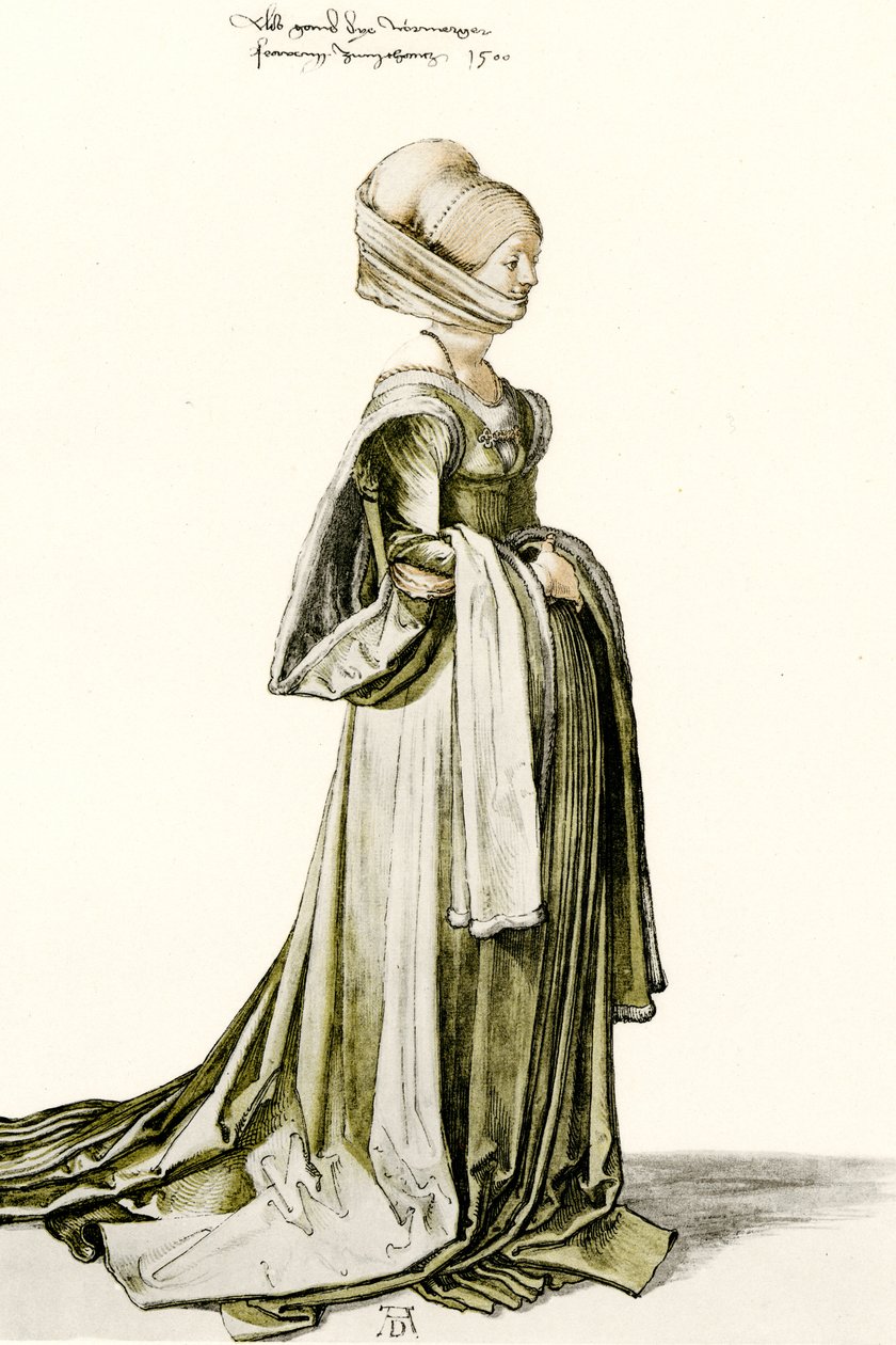Nürnberger Tänzerin von Albrecht Dürer