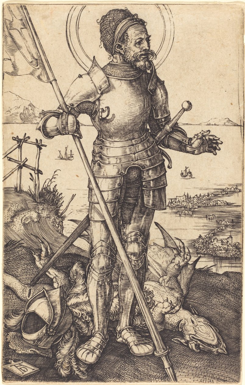 Heiliger Georg stehend von Albrecht Dürer