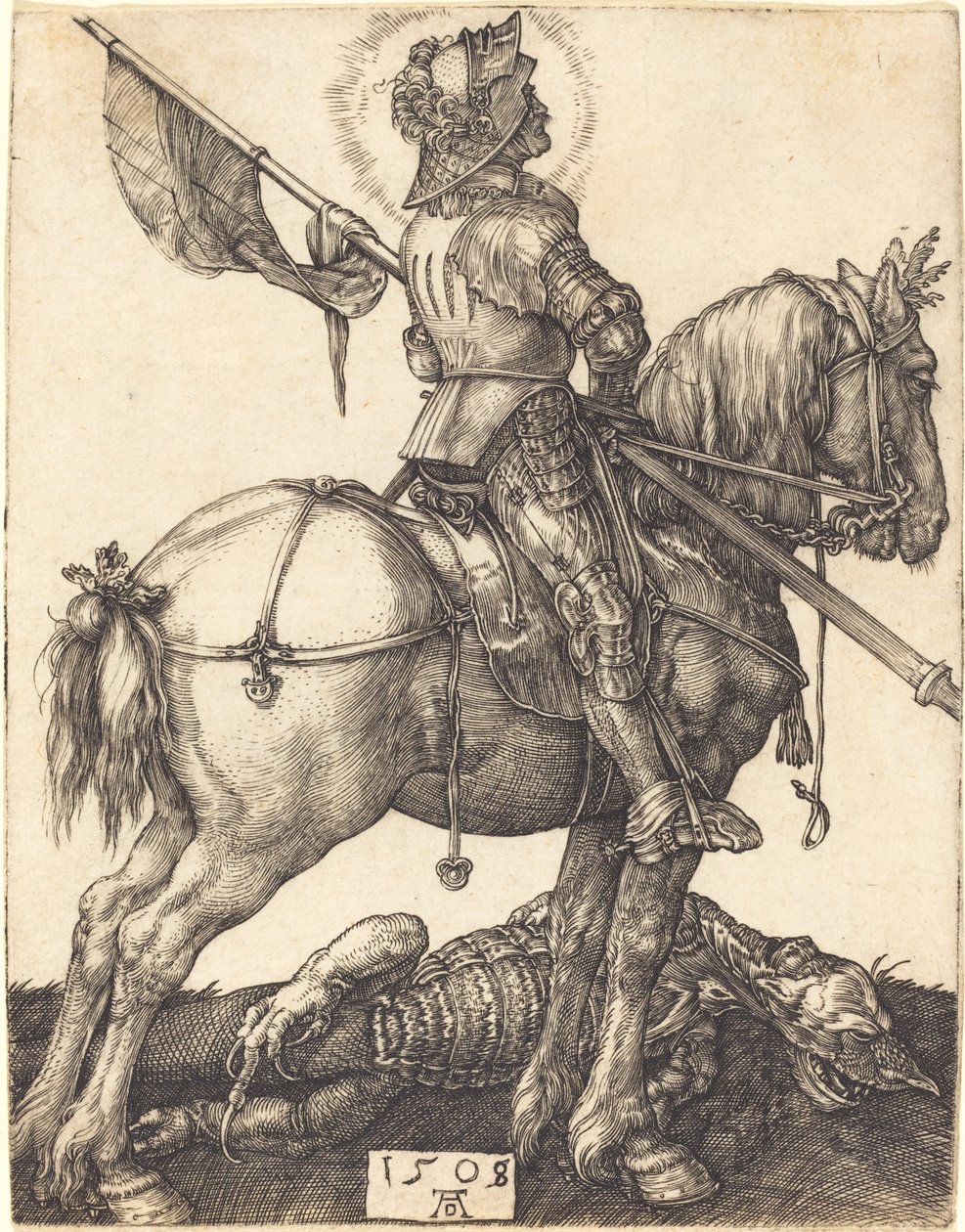 Sankt Georg zu Pferd von Albrecht Dürer