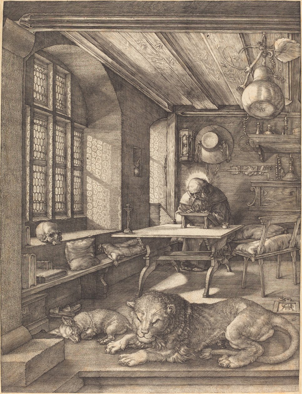 Heiliger Hieronymus in seinem Studierzimmer von Albrecht Dürer