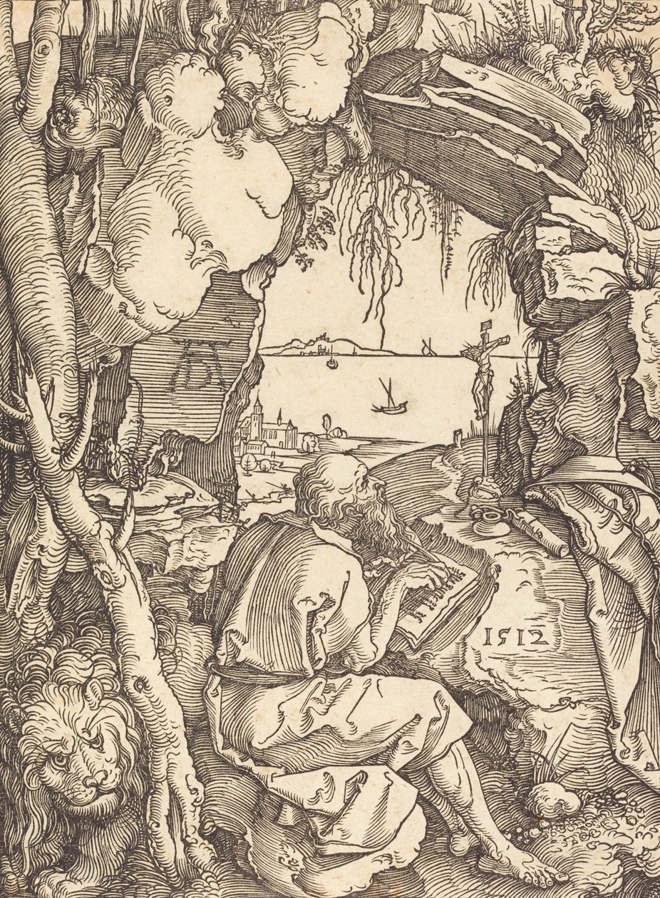 Heiliger Hieronymus in einer Höhle, 1512 von Albrecht Dürer