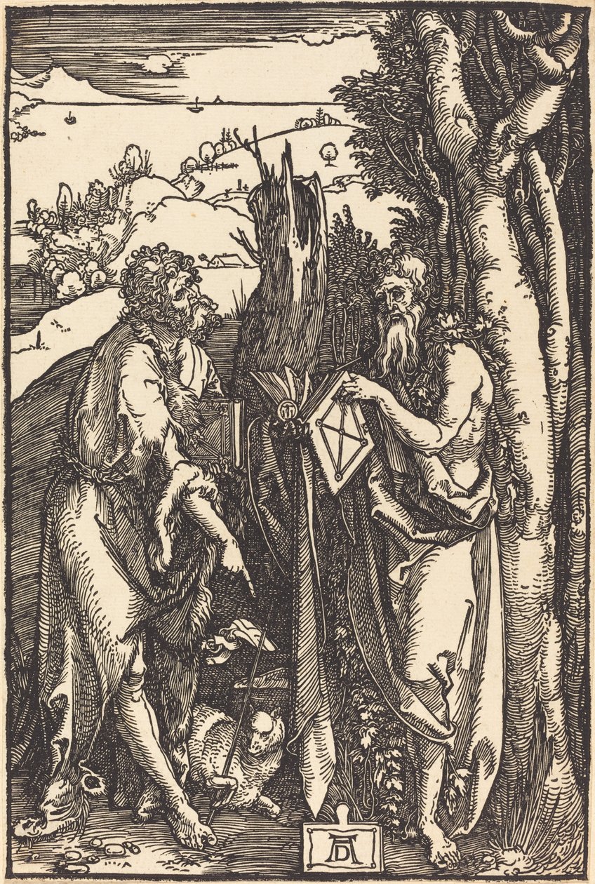Johannes der Täufer und Onuphrius von Albrecht Dürer