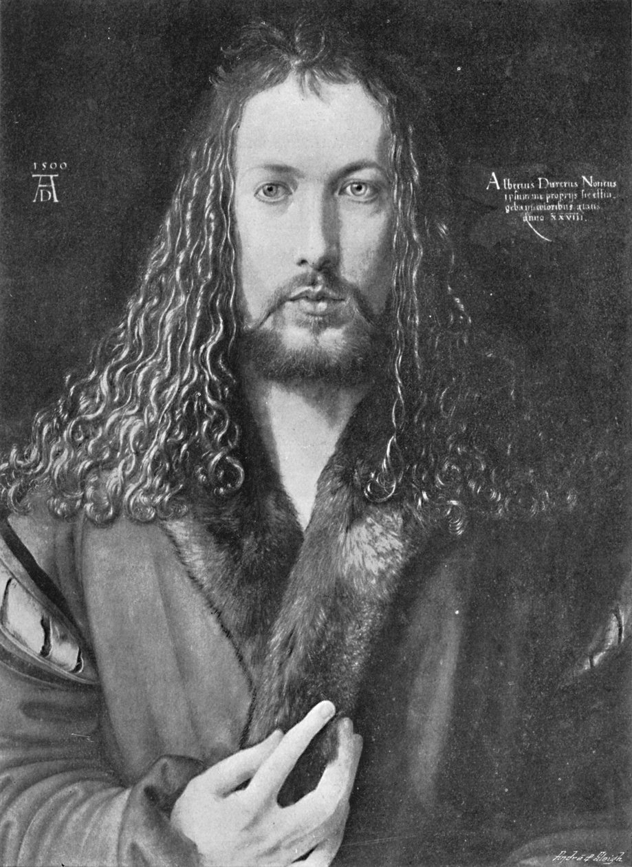 Selbstporträt, 1500, 1906 von Albrecht Dürer