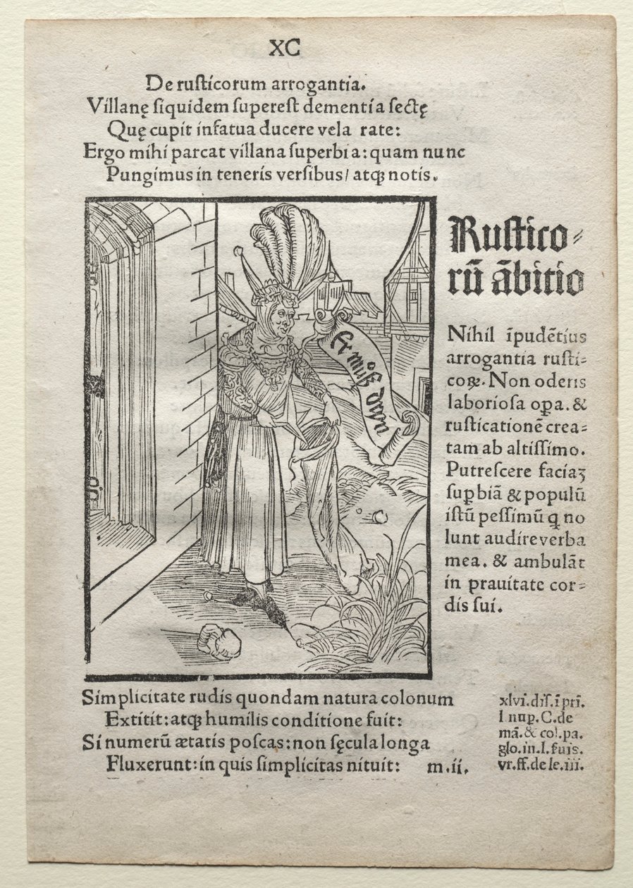 Narrenschiff, nach 1497 von Albrecht Dürer
