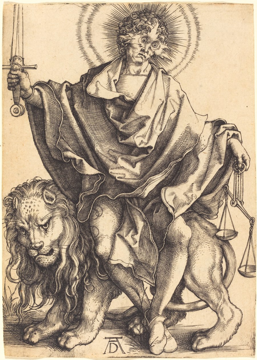 Sol Iustitiae ("Sonne der Gerechtigkeit") von Albrecht Dürer