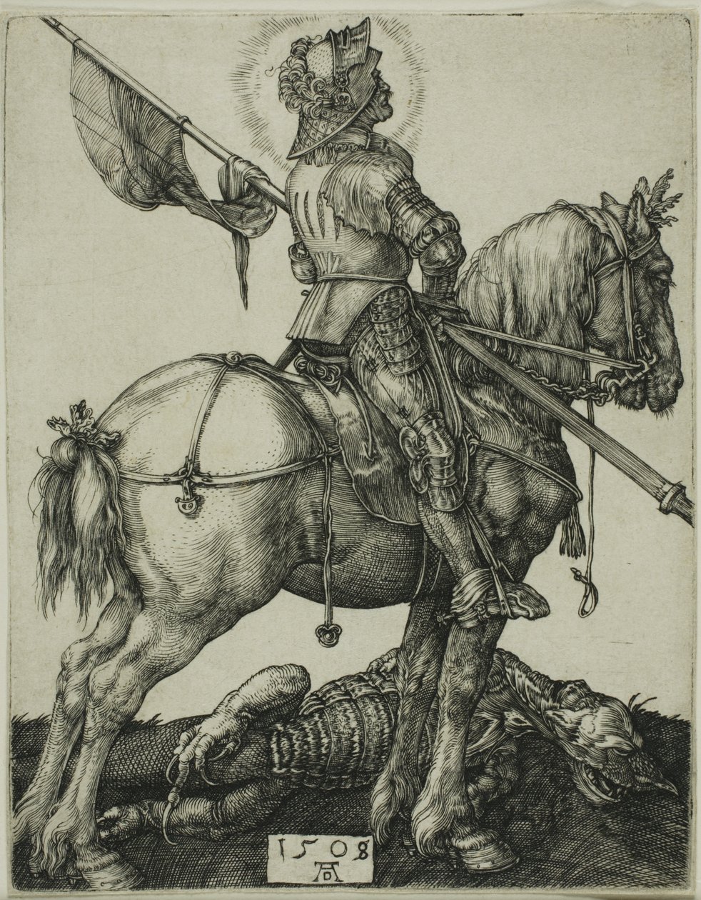 St. Georg zu Pferd von Albrecht Dürer