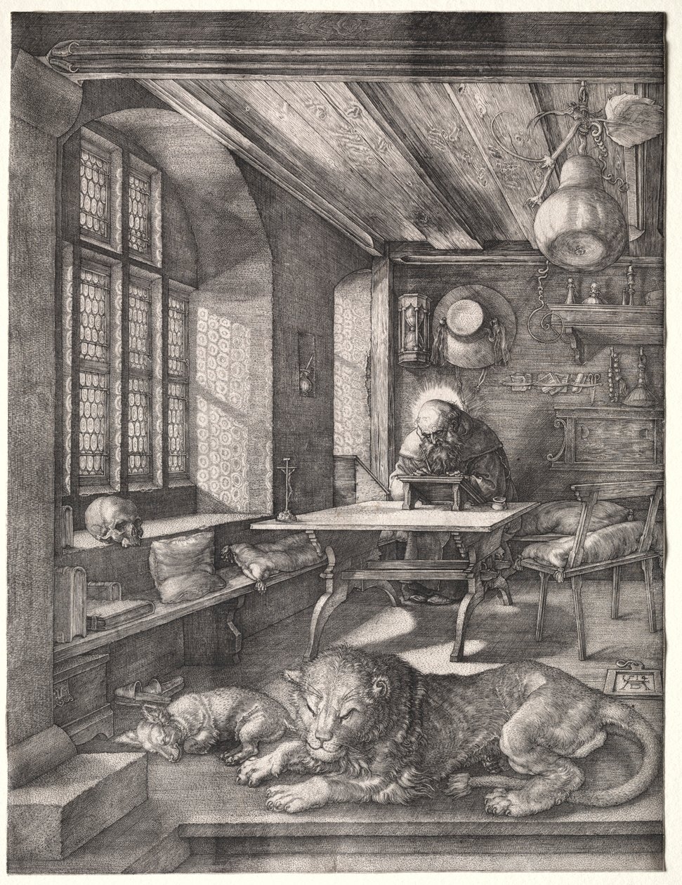 St. Hieronymus in seinem Studierzimmer, 1514 von Albrecht Dürer