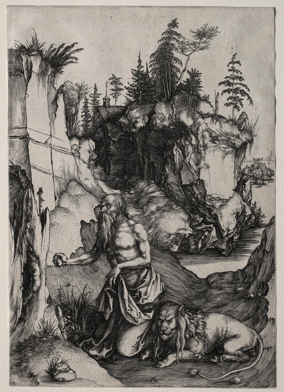 St. Hieronymus in der Buße, ca. 1497 von Albrecht Dürer