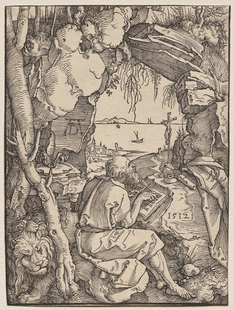 St. Hieronymus in einer Höhle von Albrecht Dürer