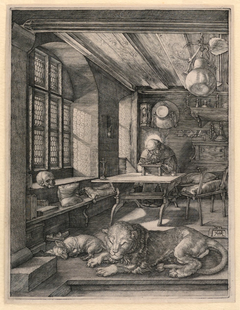 Der heilige Hieronymus in seinem Studierzimmer von Albrecht Dürer