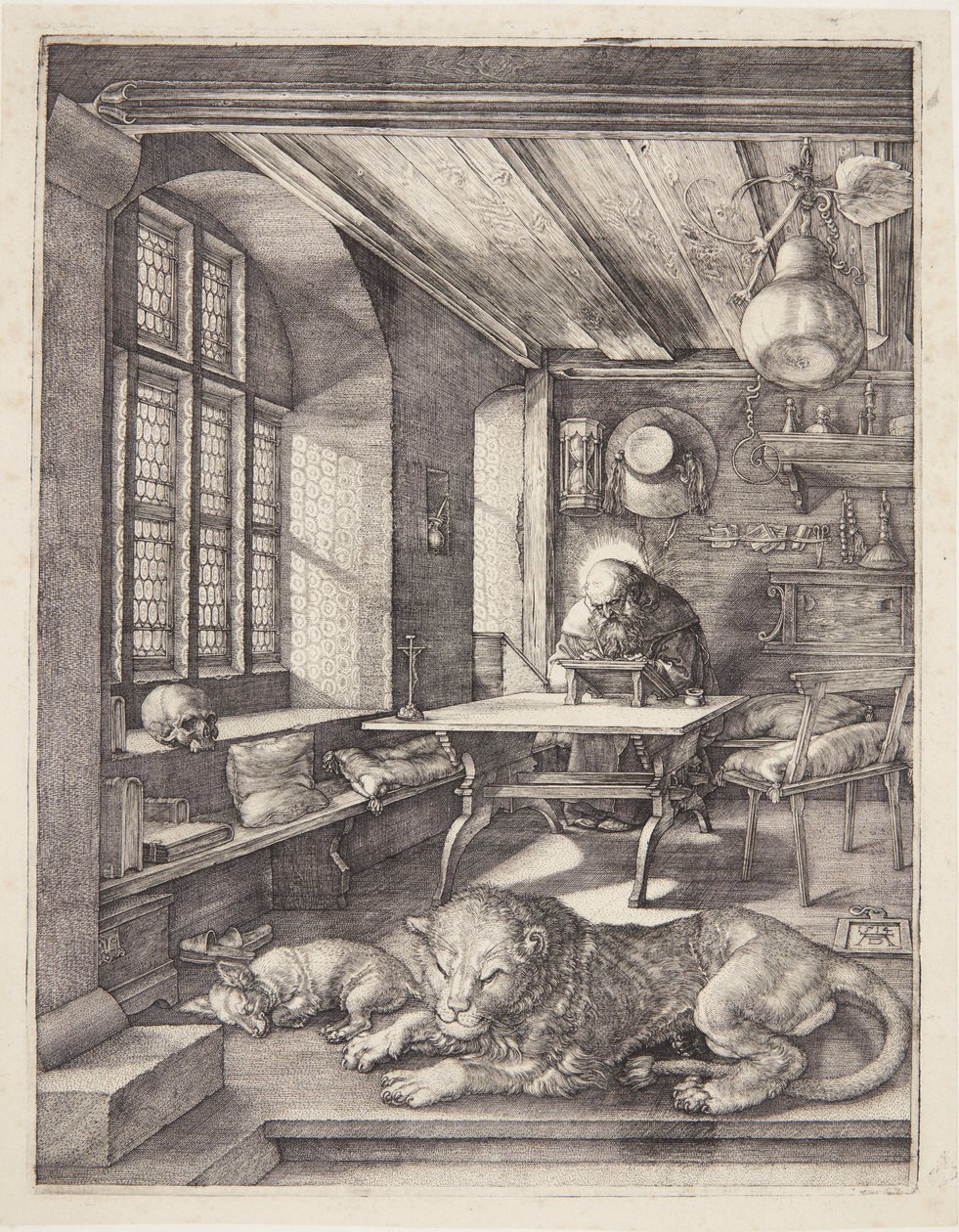 Der heilige Hieronymus in seinem Studierzimmer von Albrecht Dürer