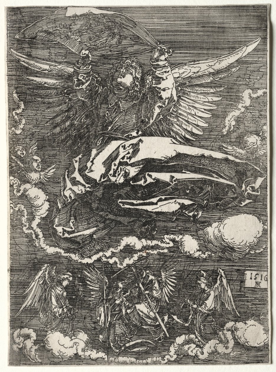 Der Engel mit dem Schweißtuch von Albrecht Dürer