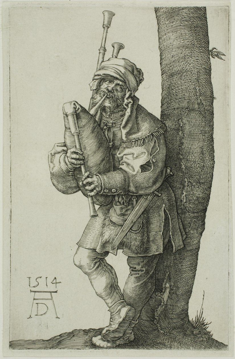 Der Dudelsackspieler von Albrecht Dürer