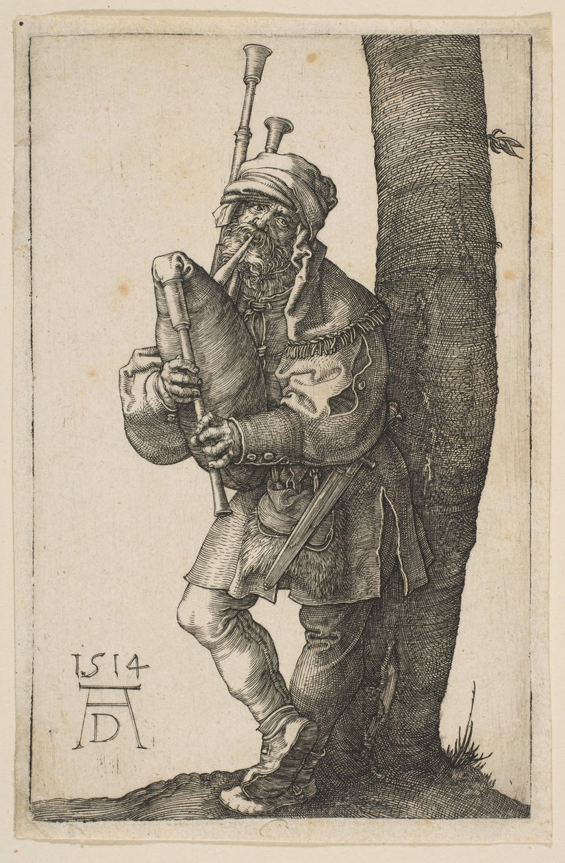 Der Dudelsackspieler von Albrecht Dürer