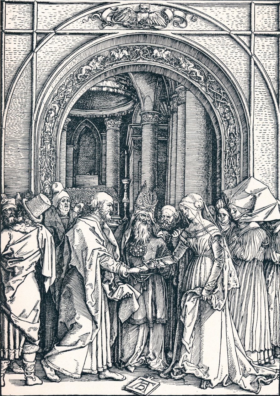 Die Verlobung der Jungfrau, 1506 von Albrecht Dürer