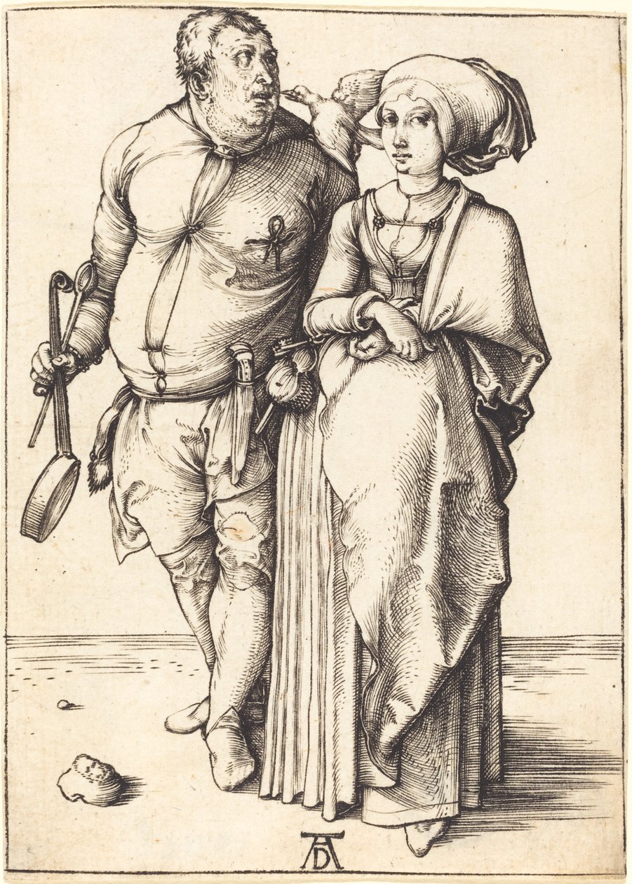 Der Koch und seine Frau von Albrecht Dürer