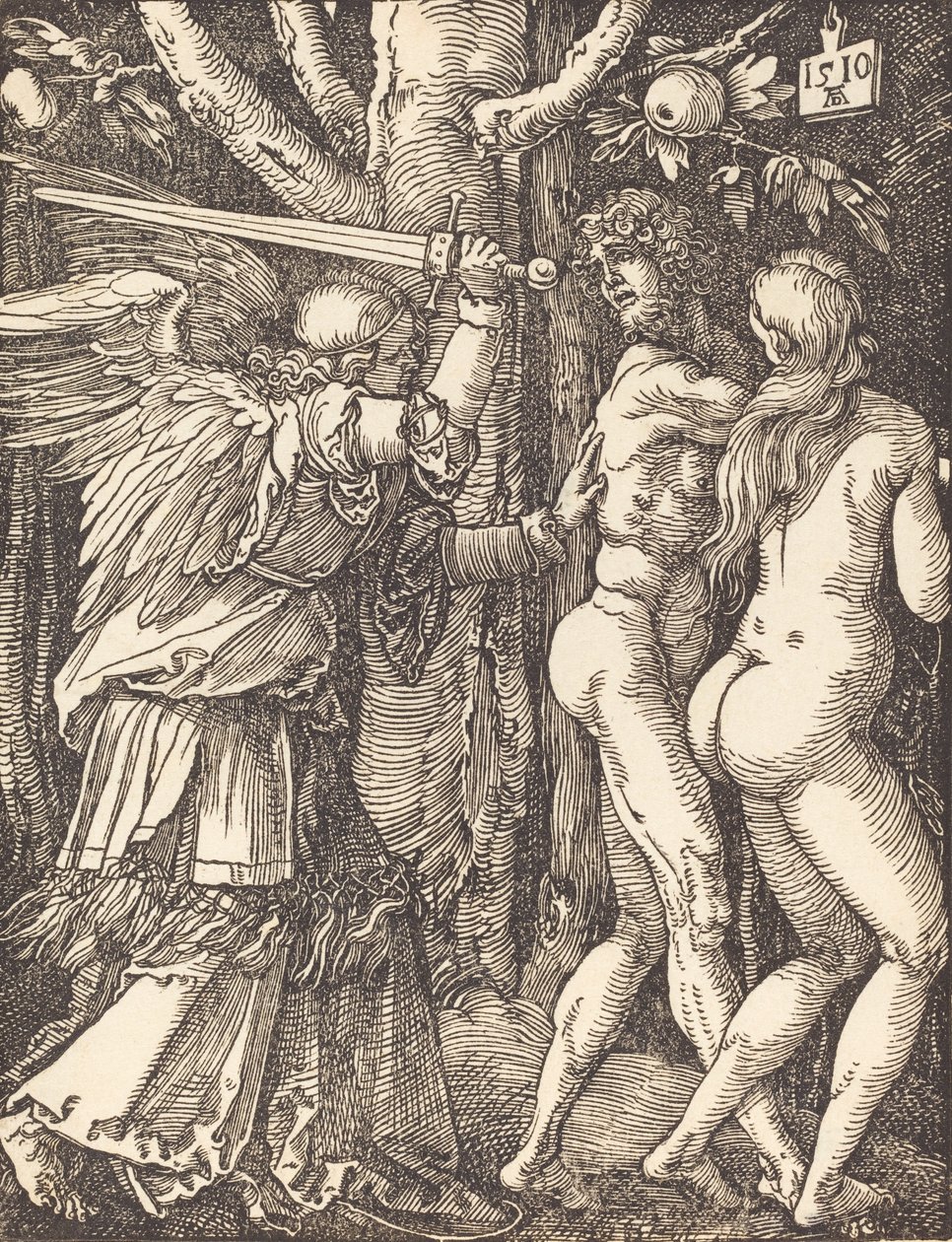 Die Vertreibung aus dem Paradies, 1510 von Albrecht Dürer