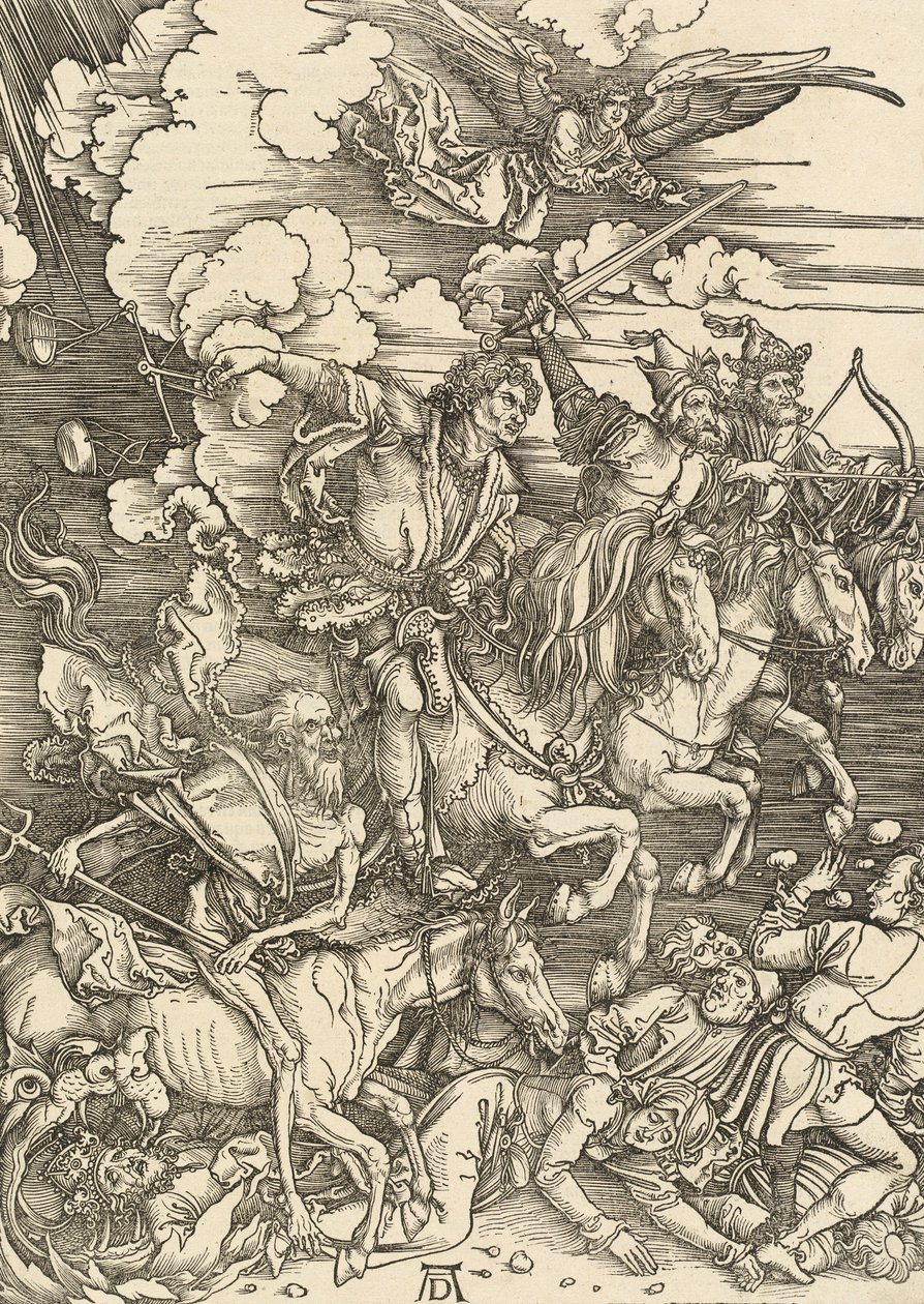 Die vier Reiter, 1498 von Albrecht Dürer