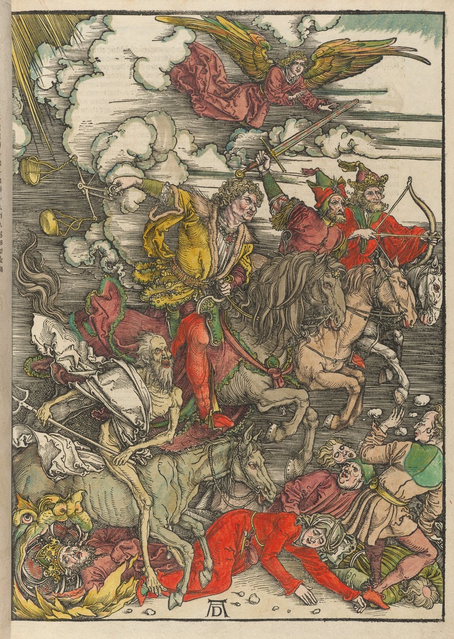 Die vier Reiter der Apokalypse von Albrecht Dürer
