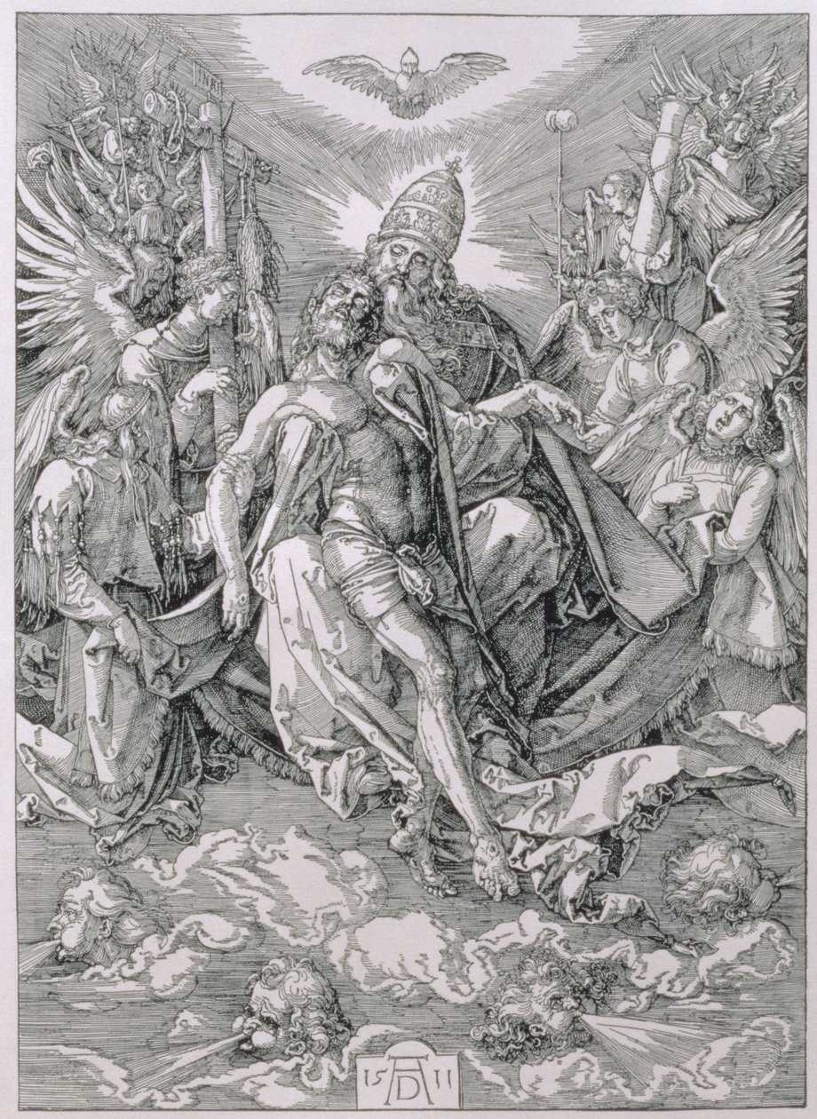 Die Heilige Dreifaltigkeit, veröffentlicht 1511 von Albrecht Dürer