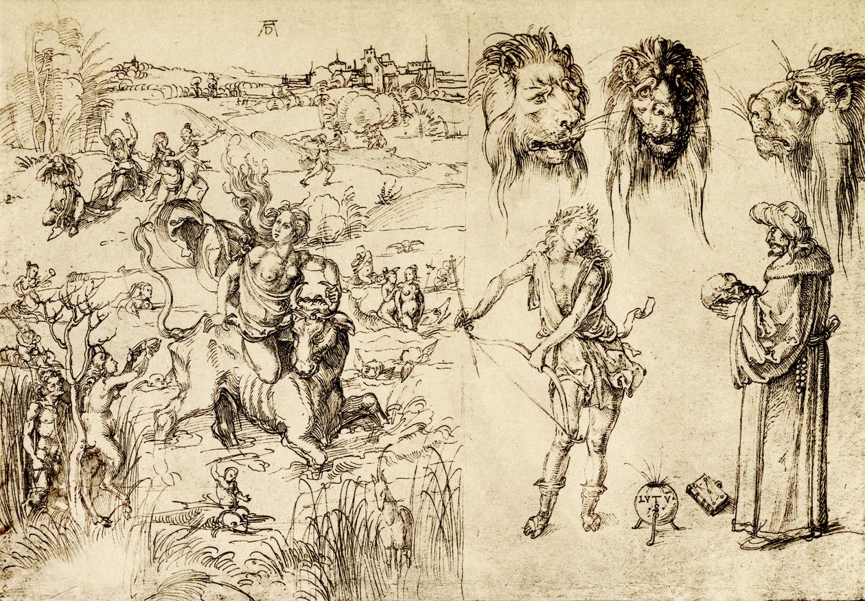 Die Entführung der Europa von Albrecht Dürer