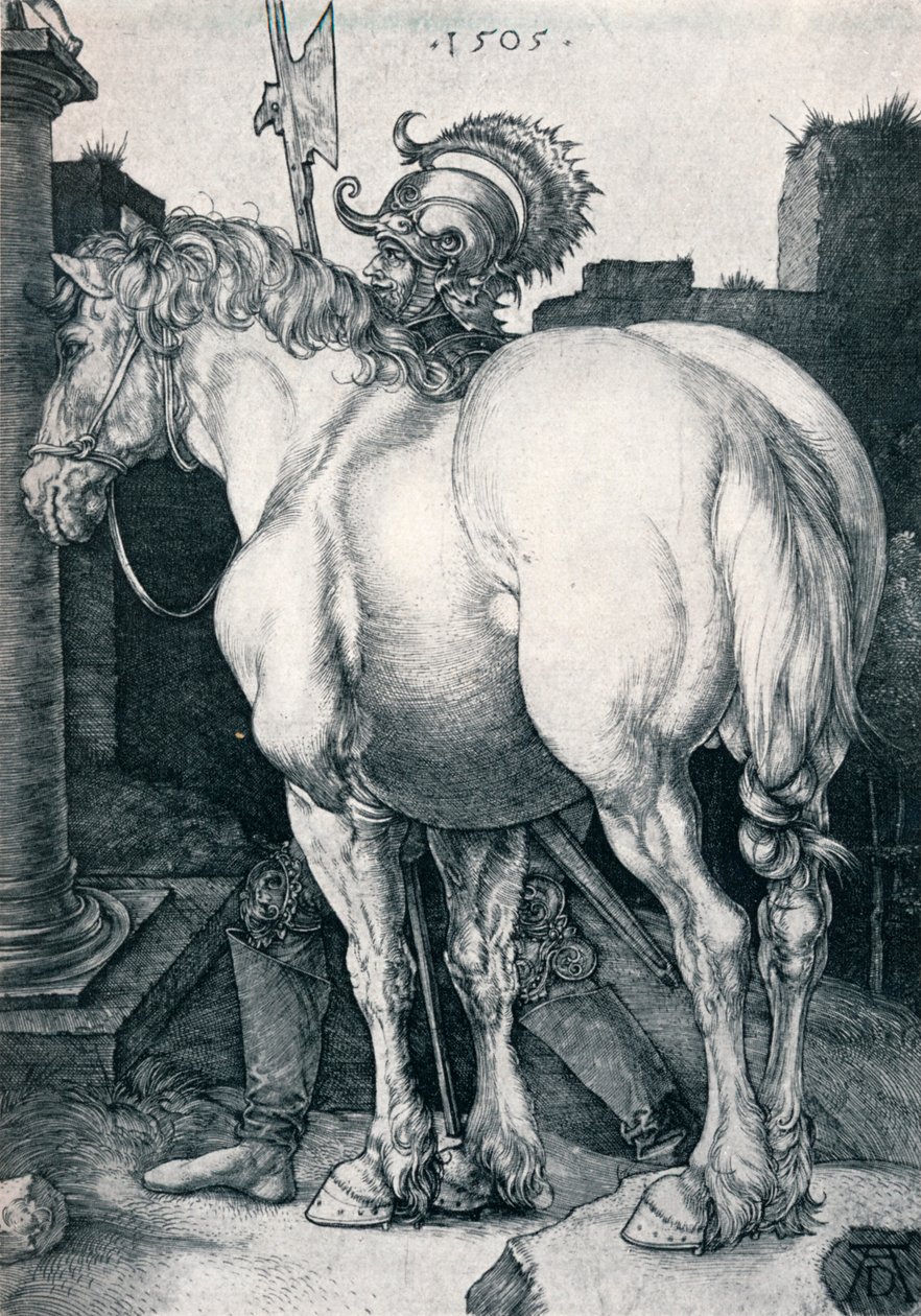 Das große Pferd, 1505 1906 von Albrecht Dürer