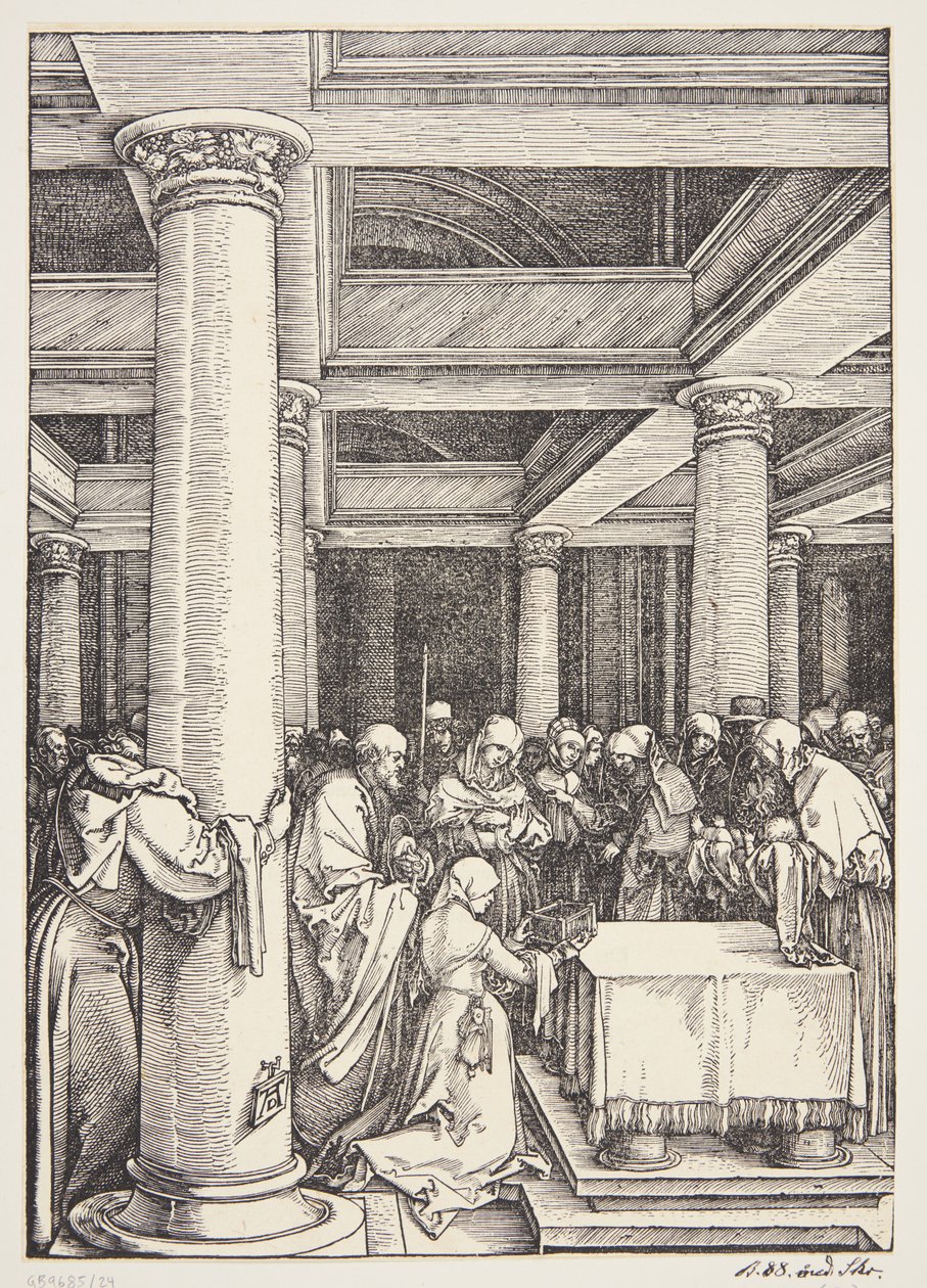 Die Darstellung im Tempel von Albrecht Dürer