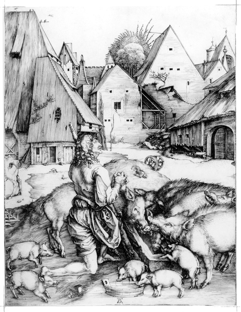 Der verlorene Sohn, 1496 von Albrecht Dürer