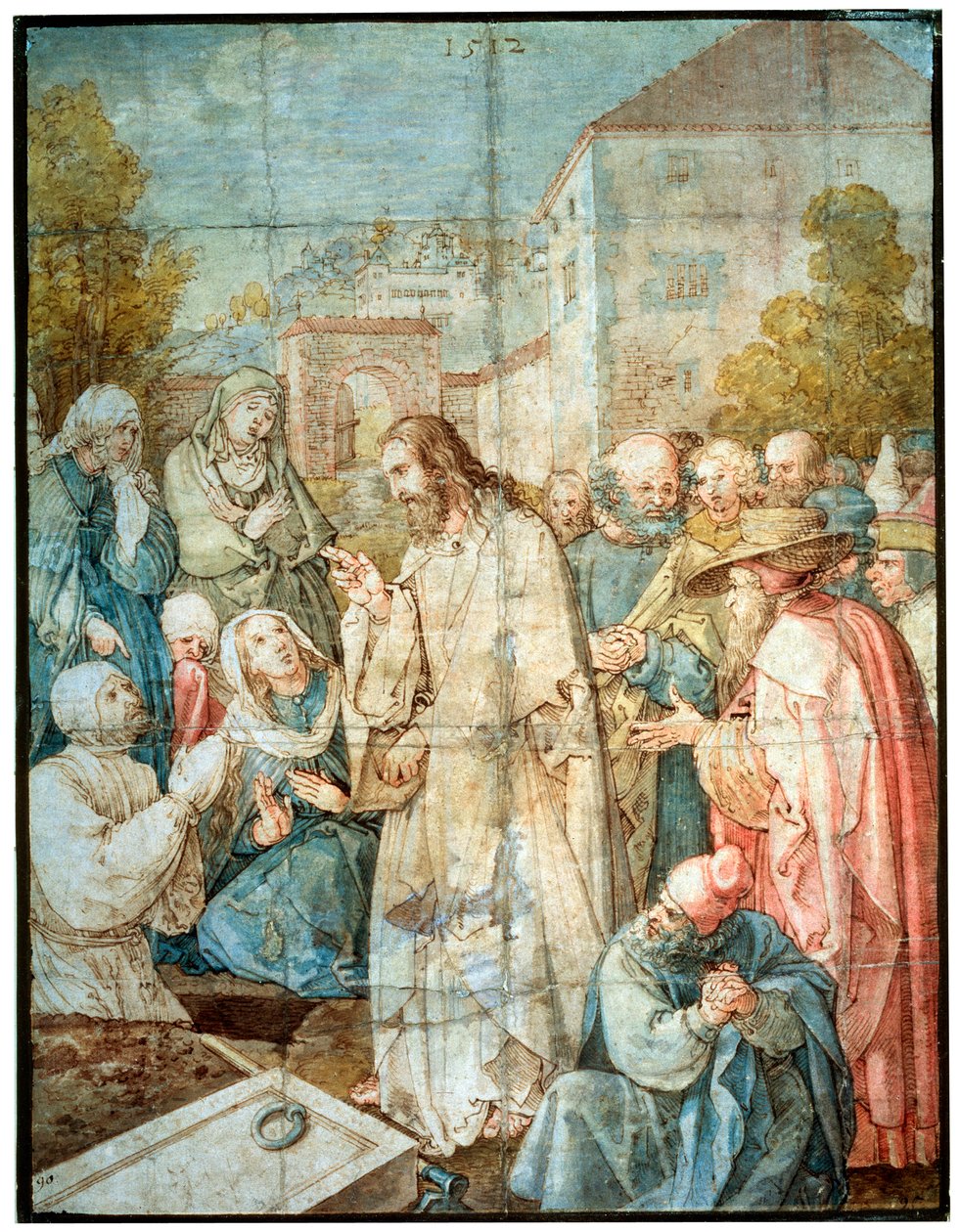 Die Auferweckung des Lazarus, 1512 von Albrecht Dürer