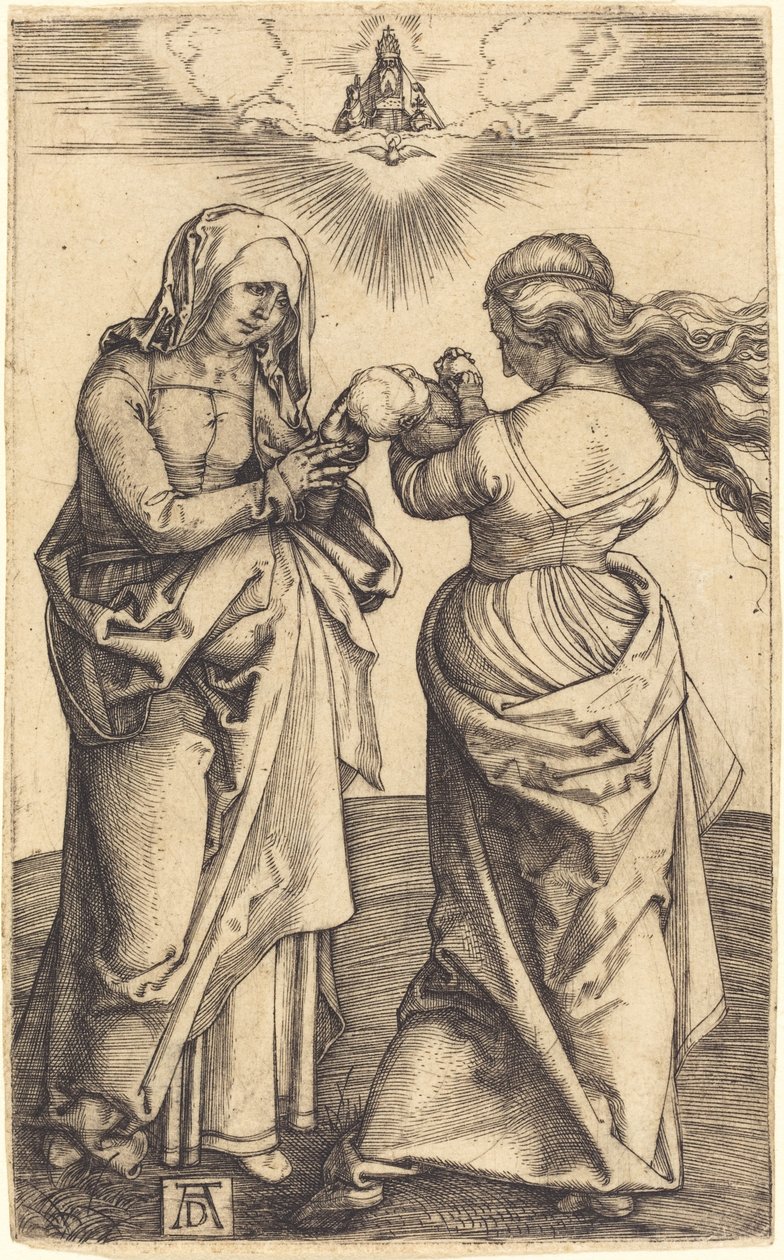 Die Jungfrau und das Kind mit der heiligen Anna von Albrecht Dürer