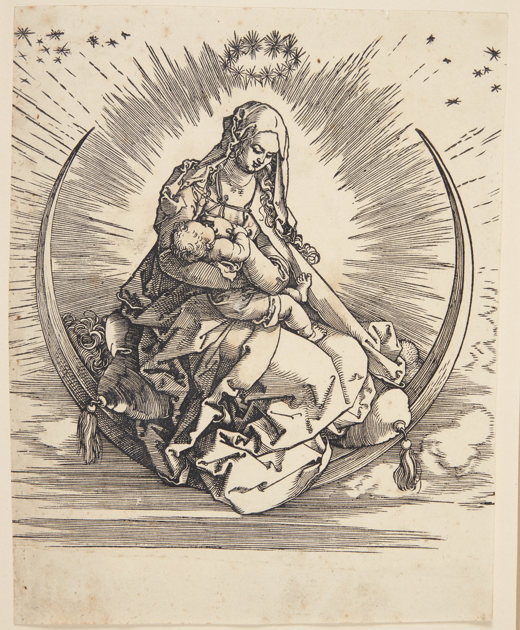 Die Jungfrau auf der Mondsichel von Albrecht Dürer