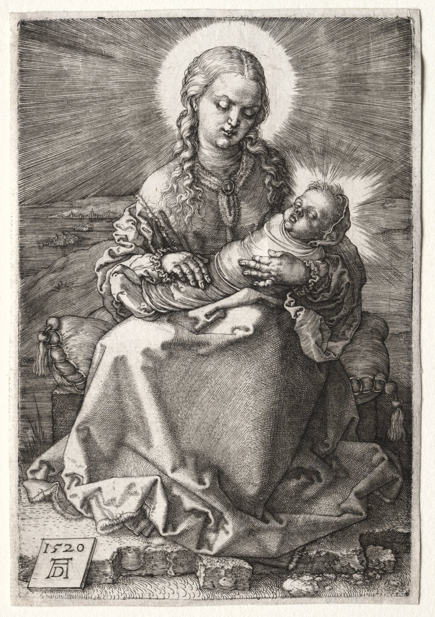 Die Jungfrau mit dem gewickelten Kind von Albrecht Dürer