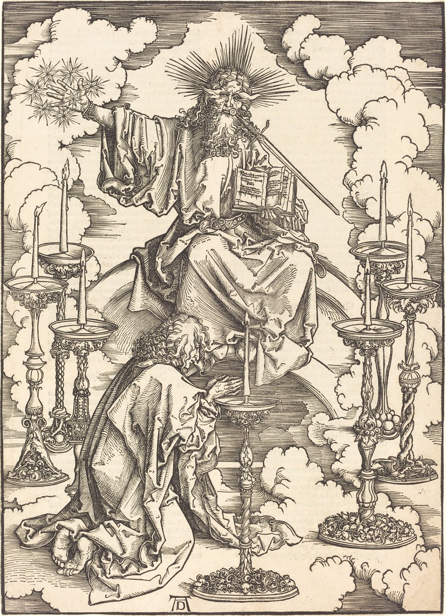 Die Vision der sieben Leuchter von Albrecht Dürer