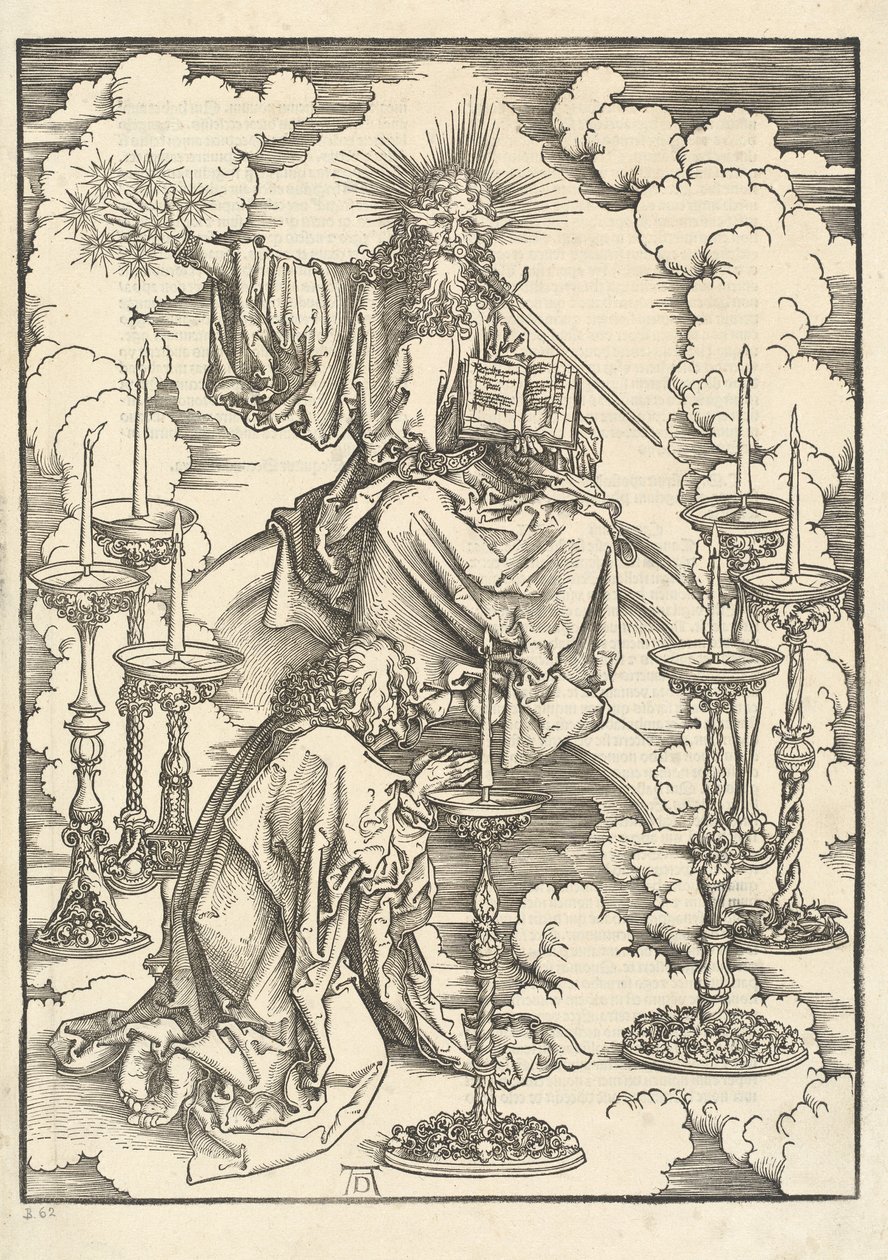 Die Vision der sieben Leuchter von Albrecht Dürer