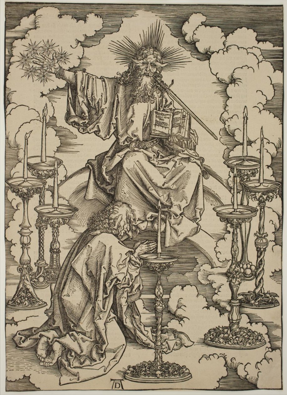 Die Vision der sieben Leuchter von Albrecht Dürer