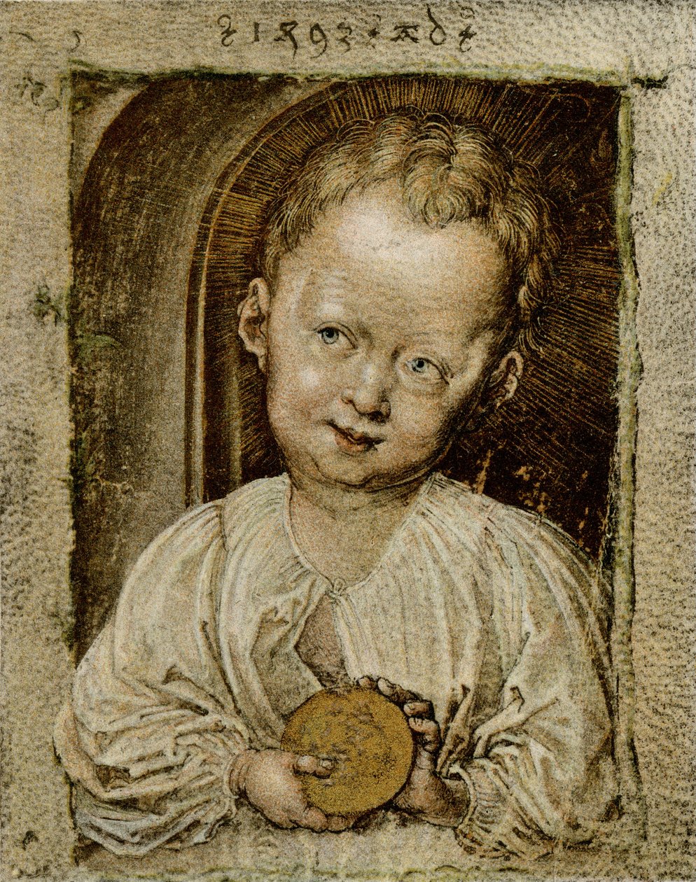 Der Knabe Jesus als Retter von Albrecht Dürer
