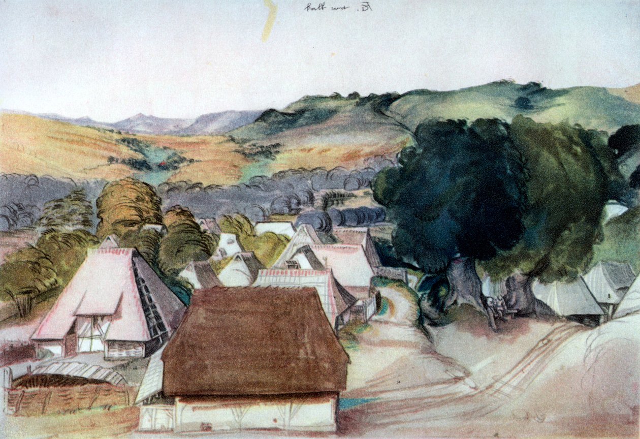 Ansicht von Kachreuth, bei Nürnberg, 1511, 1936 von Albrecht Dürer