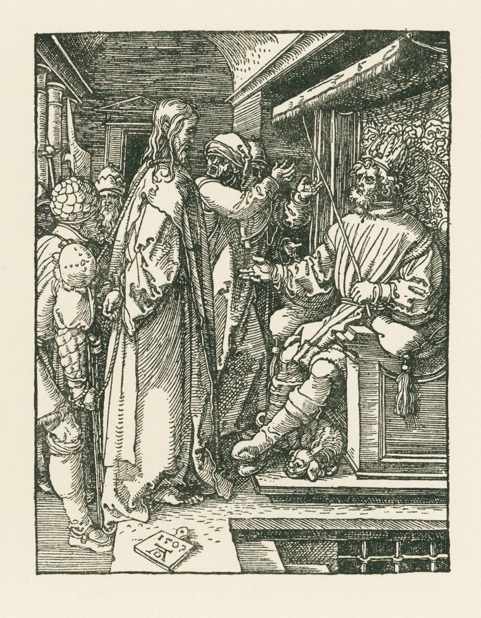 Christus vor Herodes von Albrecht Dürer or Duerer